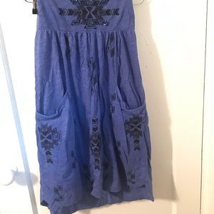 Express tube top dress with sequins